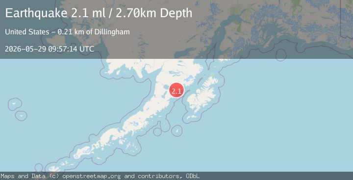 Map of 78 km WNW of Karluk, Alaska