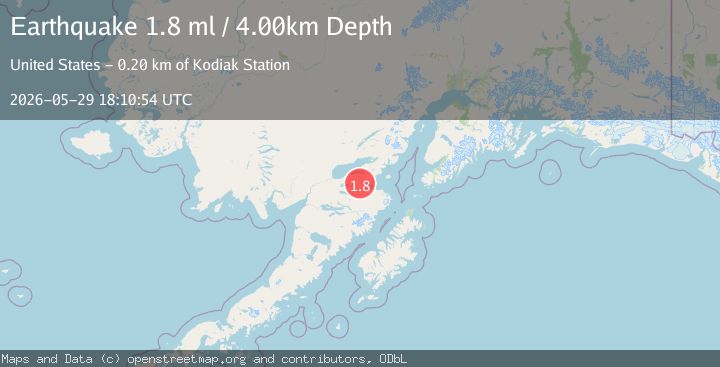Map of 27 km SSE of Kokhanok, Alaska