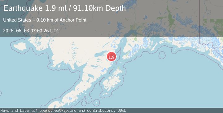 Map of 59 km SE of Pedro Bay, Alaska