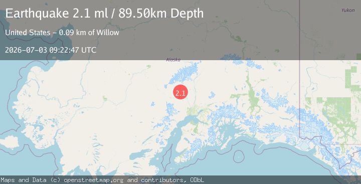 Map of 25 km N of Skwentna, Alaska