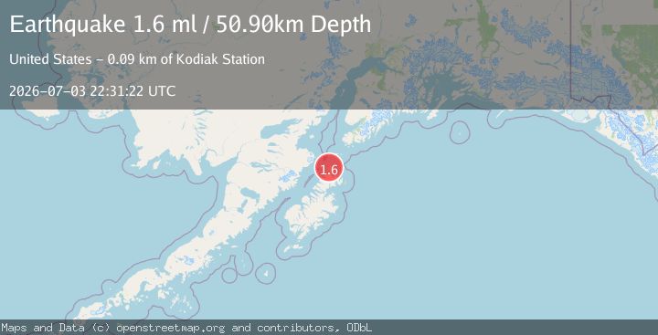 Map of 62 km NNE of Aleneva, Alaska