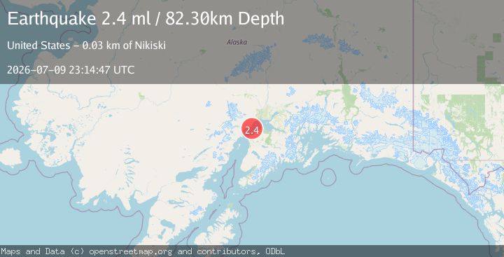 Map of 10 km S of Tyonek, Alaska