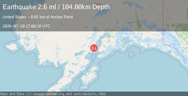 Map of 48 km W of Happy Valley, Alaska