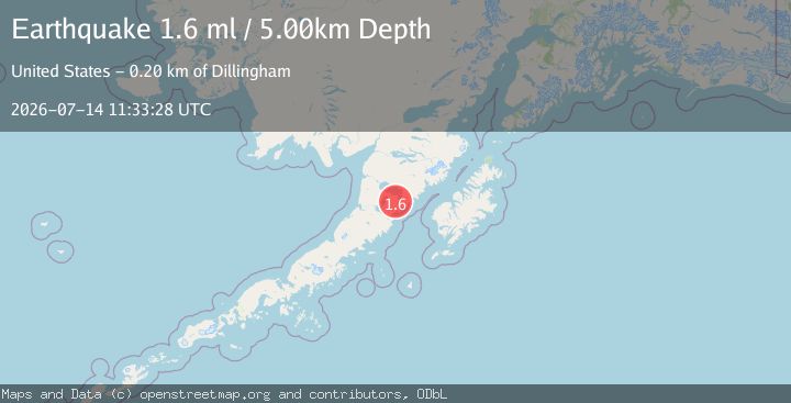 Map of 73 km ENE of Ugashik, Alaska
