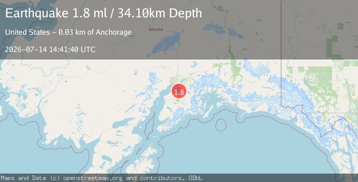 Map of 19 km WNW of Hope, Alaska