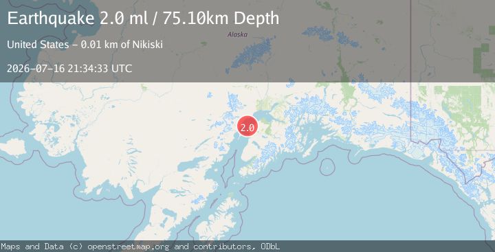 Map of 11 km NW of Nikiski, Alaska