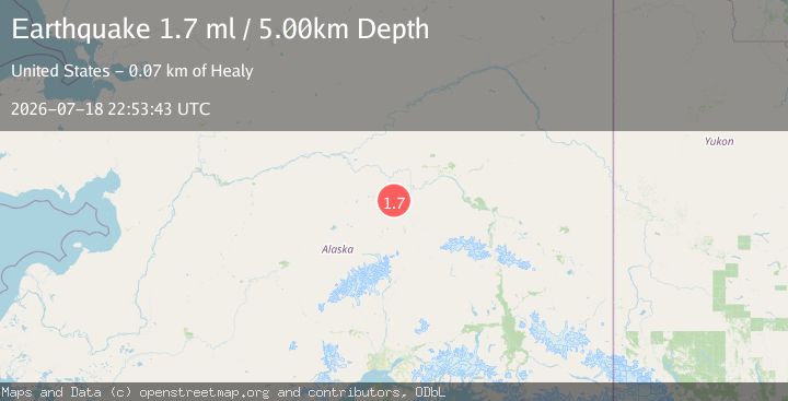 Map of 29 km W of Anderson, Alaska