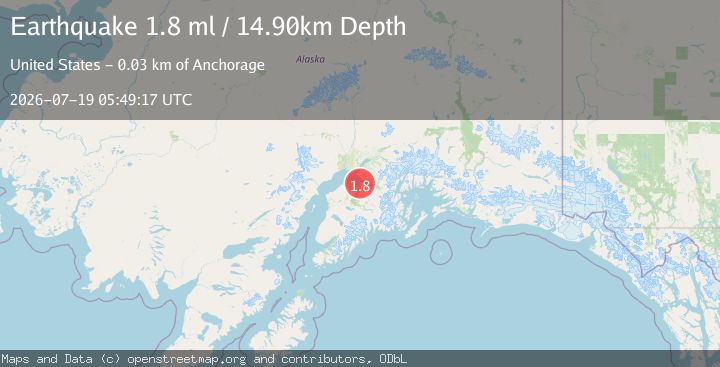 Map of 14 km WNW of Hope, Alaska