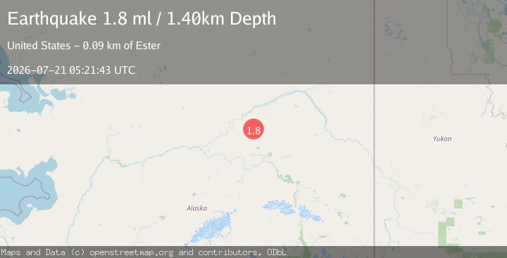 Map of 12 km N of Livengood, Alaska