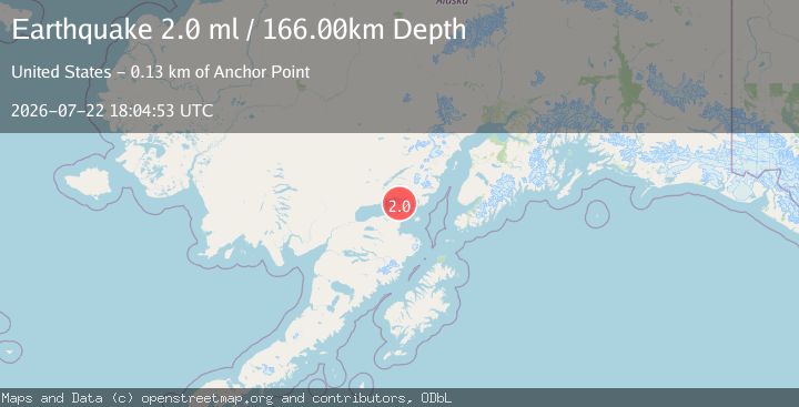 Map of 12 km S of Pedro Bay, Alaska