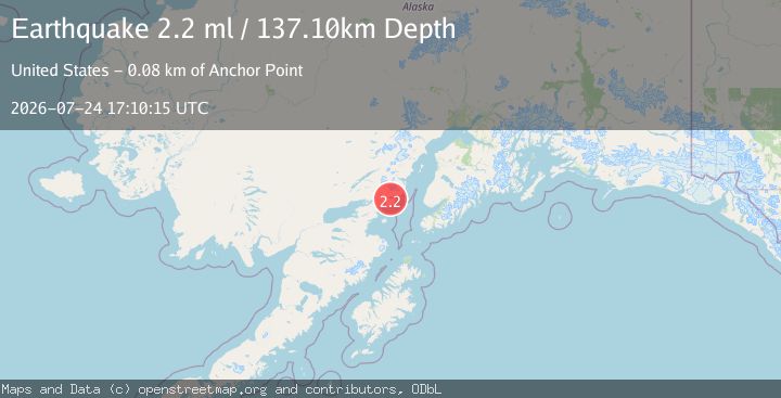 Map of 52 km E of Pedro Bay, Alaska