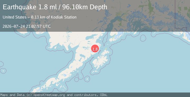 Map of 99 km NW of Aleneva, Alaska