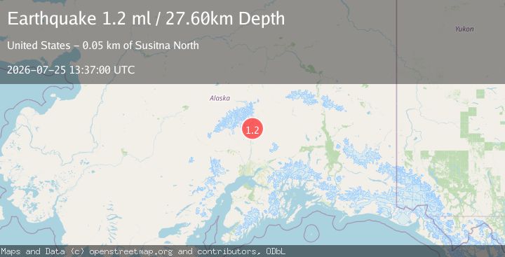 Map of 22 km NNE of Chase, Alaska