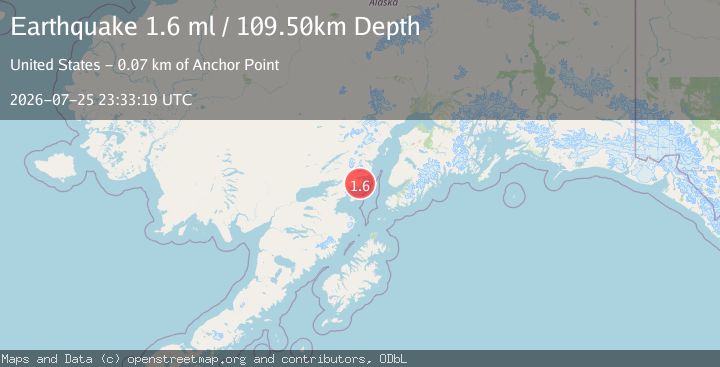 Map of 57 km E of Pedro Bay, Alaska