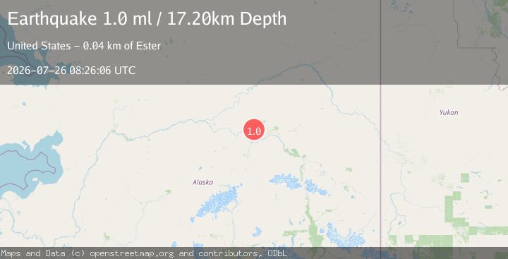 Map of 32 km SE of Minto, Alaska