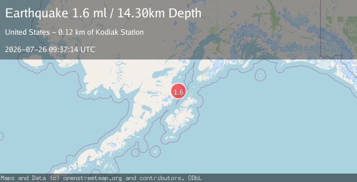 Map of 84 km NNW of Aleneva, Alaska