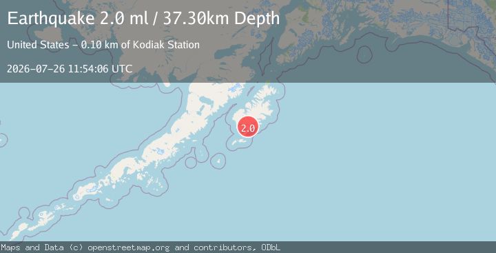 Map of 29 km ENE of Akhiok, Alaska