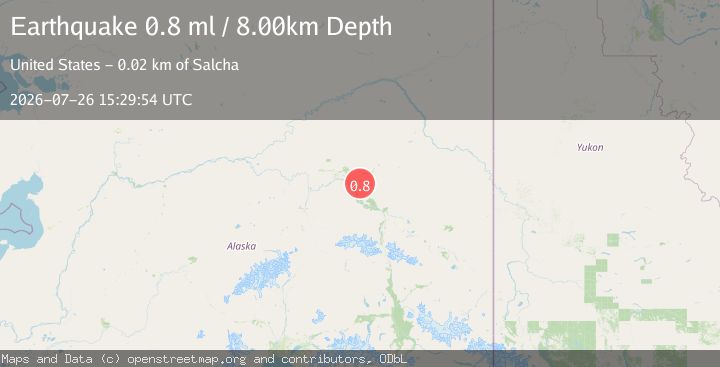 Map of 12 km ENE of Eielson Air Force Base, Alaska