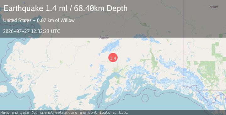 Map of 29 km S of Petersville, Alaska