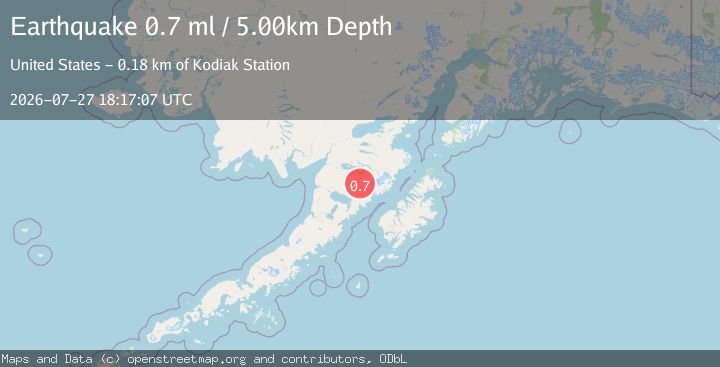 Map of 80 km SE of King Salmon, Alaska