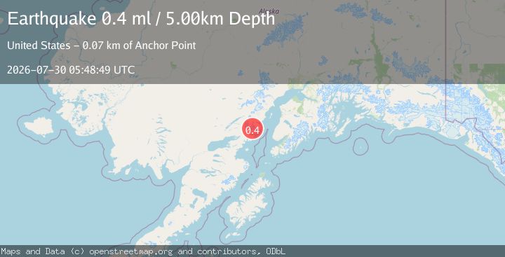 Map of 63 km ENE of Pedro Bay, Alaska