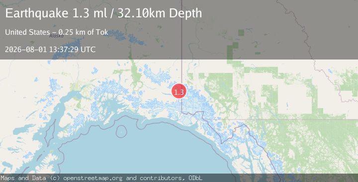 Map of 93 km ESE of McCarthy, Alaska