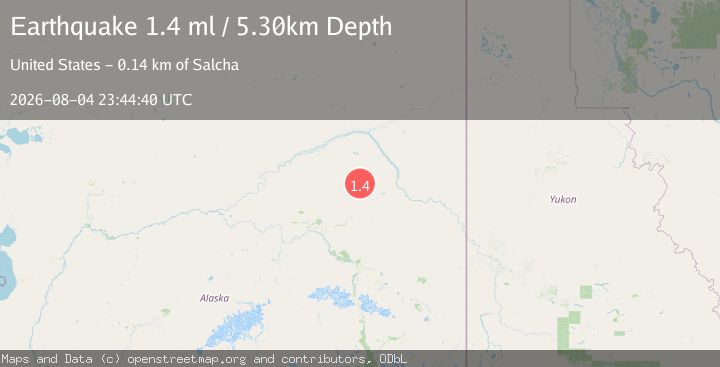 Map of 40 km WNW of Central, Alaska