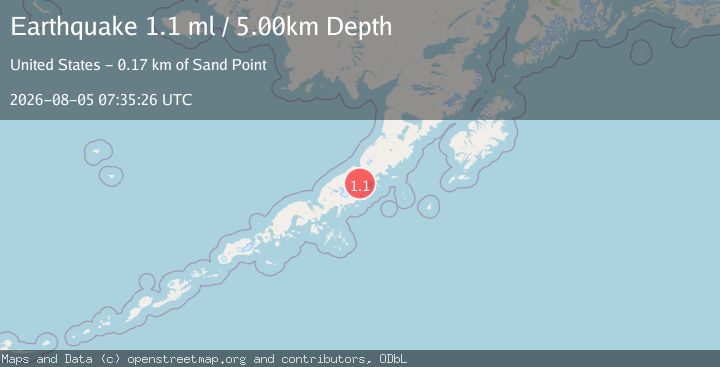 Map of 12 km NW of Chignik Lagoon, Alaska