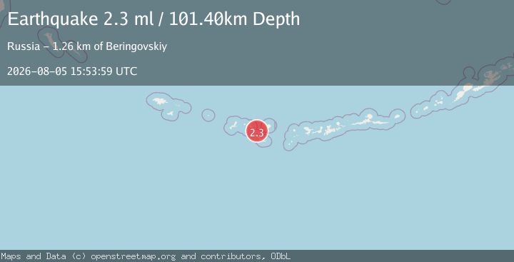 Map of Rat Islands, Aleutian Islands, Alaska