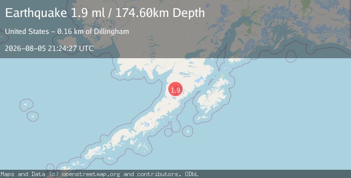 Map of 51 km SE of Egegik, Alaska