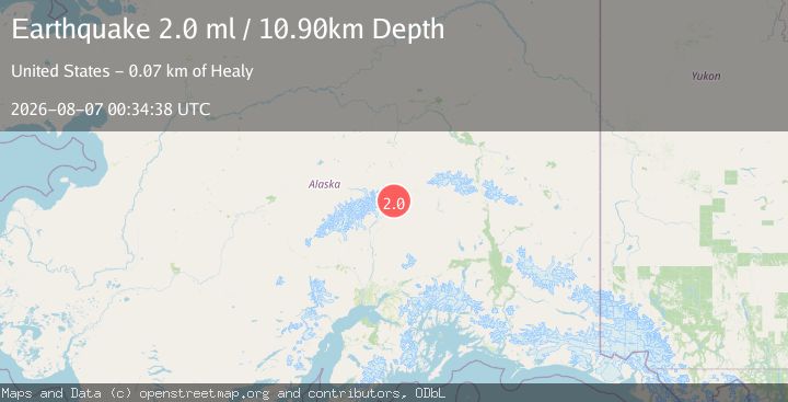 Map of 26 km SW of Cantwell, Alaska