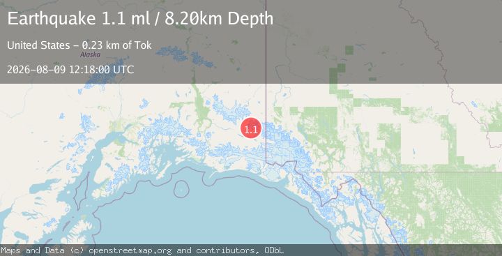 Map of 54 km E of McCarthy, Alaska