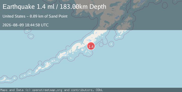 Map of 29 km S of Perryville, Alaska