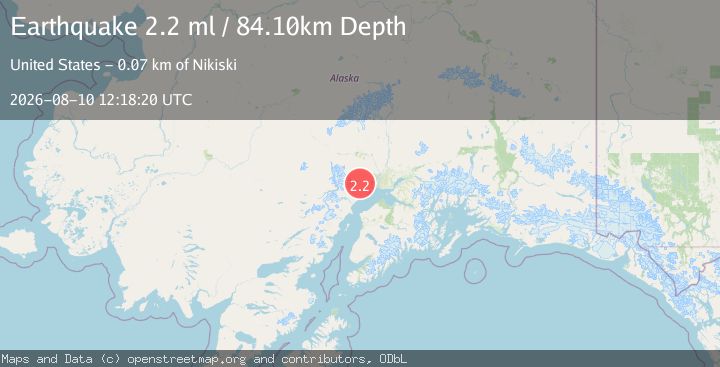 Map of 29 km NNW of Beluga, Alaska