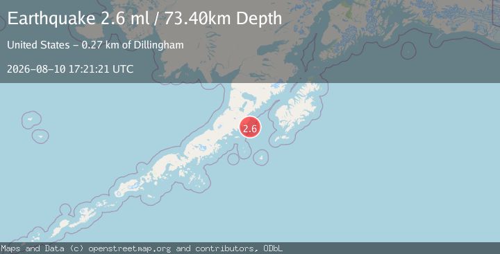 Map of 94 km SE of Ugashik, Alaska