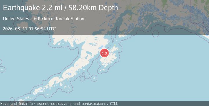 Map of 42 km N of Larsen Bay, Alaska