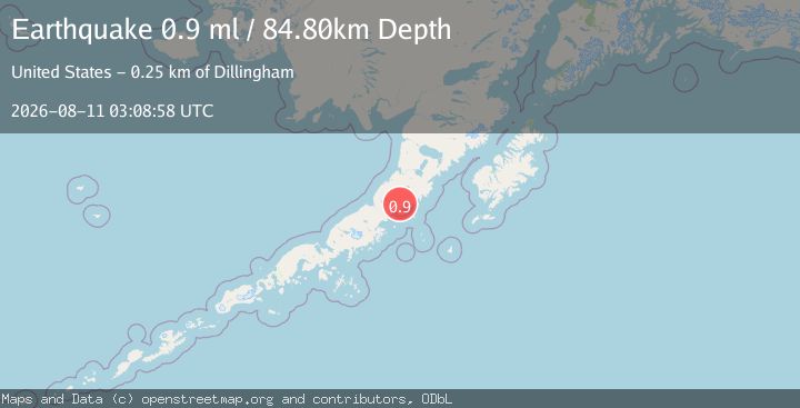 Map of 76 km S of Ugashik, Alaska