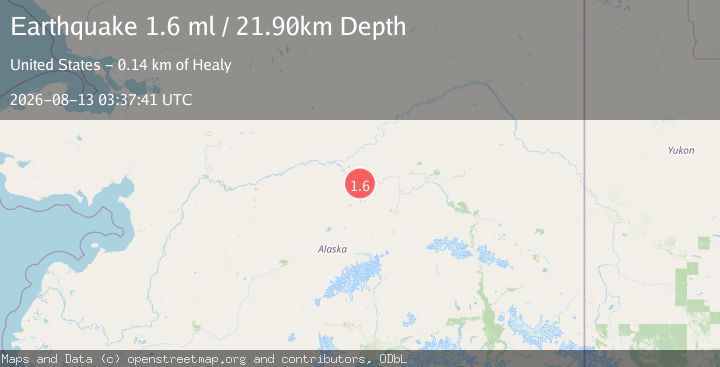 Map of 27 km SSW of Manley Hot Springs, Alaska