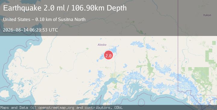 Map of 41 km NNW of Petersville, Alaska