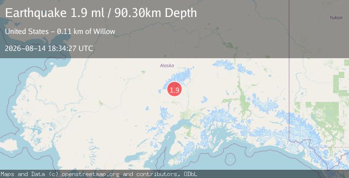 Map of 31 km W of Petersville, Alaska