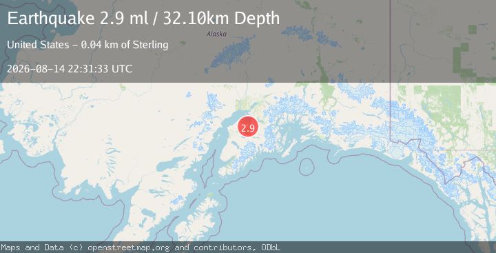 Map of 29 km SW of Hope, Alaska