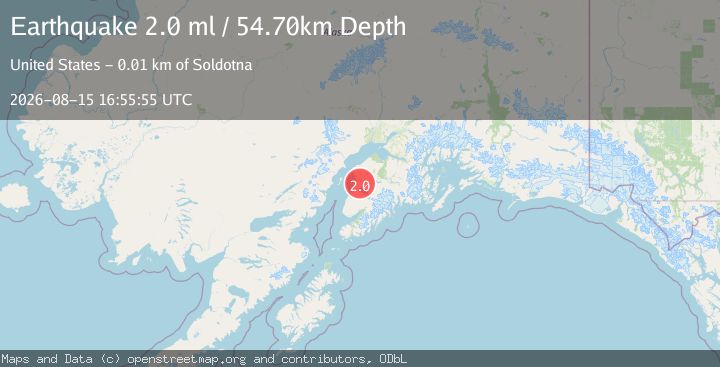 Map of 11 km ENE of Kasilof, Alaska