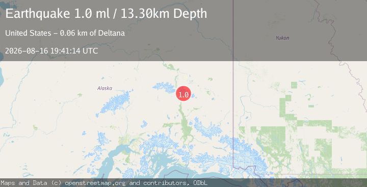 Map of 29 km NE of Paxson, Alaska