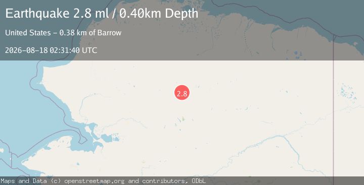 Map of 99 km W of Anaktuvuk Pass, Alaska