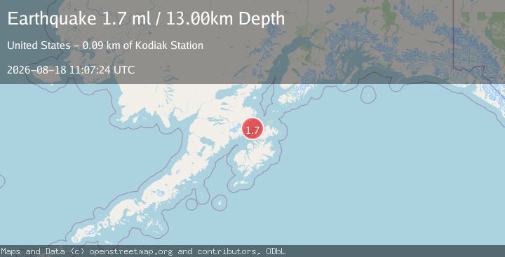 Map of 52 km NW of Aleneva, Alaska