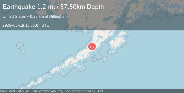 Map of 59 km SSW of Ugashik, Alaska