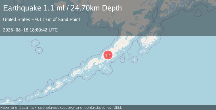 Map of 33 km N of Ivanof Bay, Alaska
