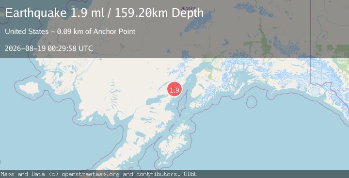 Map of 54 km ENE of Pedro Bay, Alaska