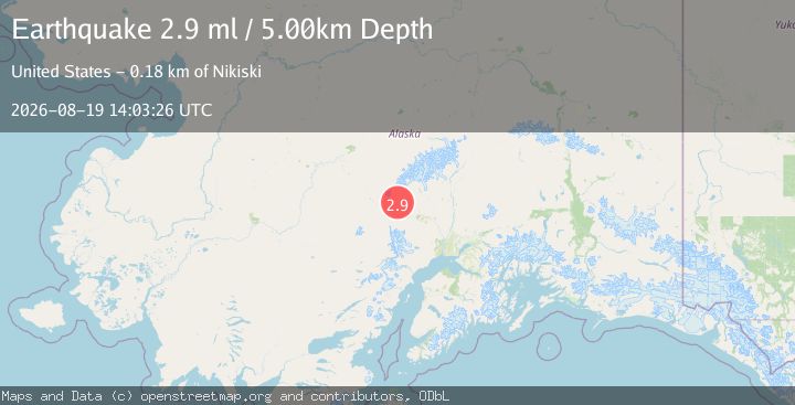 Map of 57 km WNW of Skwentna, Alaska