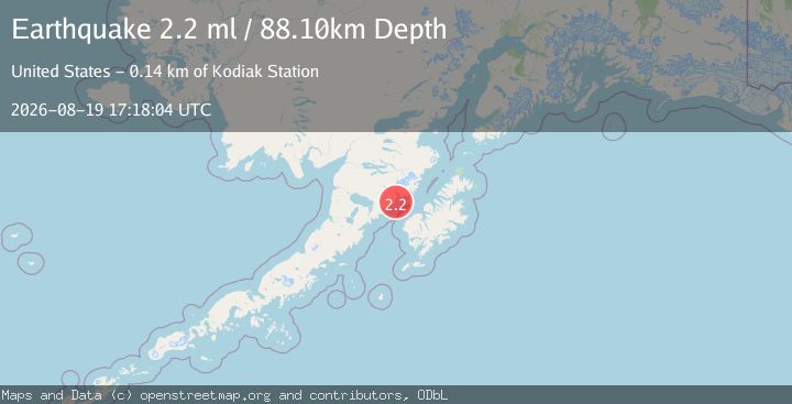 Map of 51 km NW of Karluk, Alaska